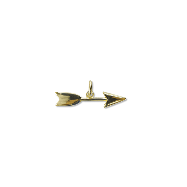 Anhänger Pfeil Messing mit Kette Anhänger Pfeil Messing mit Kette