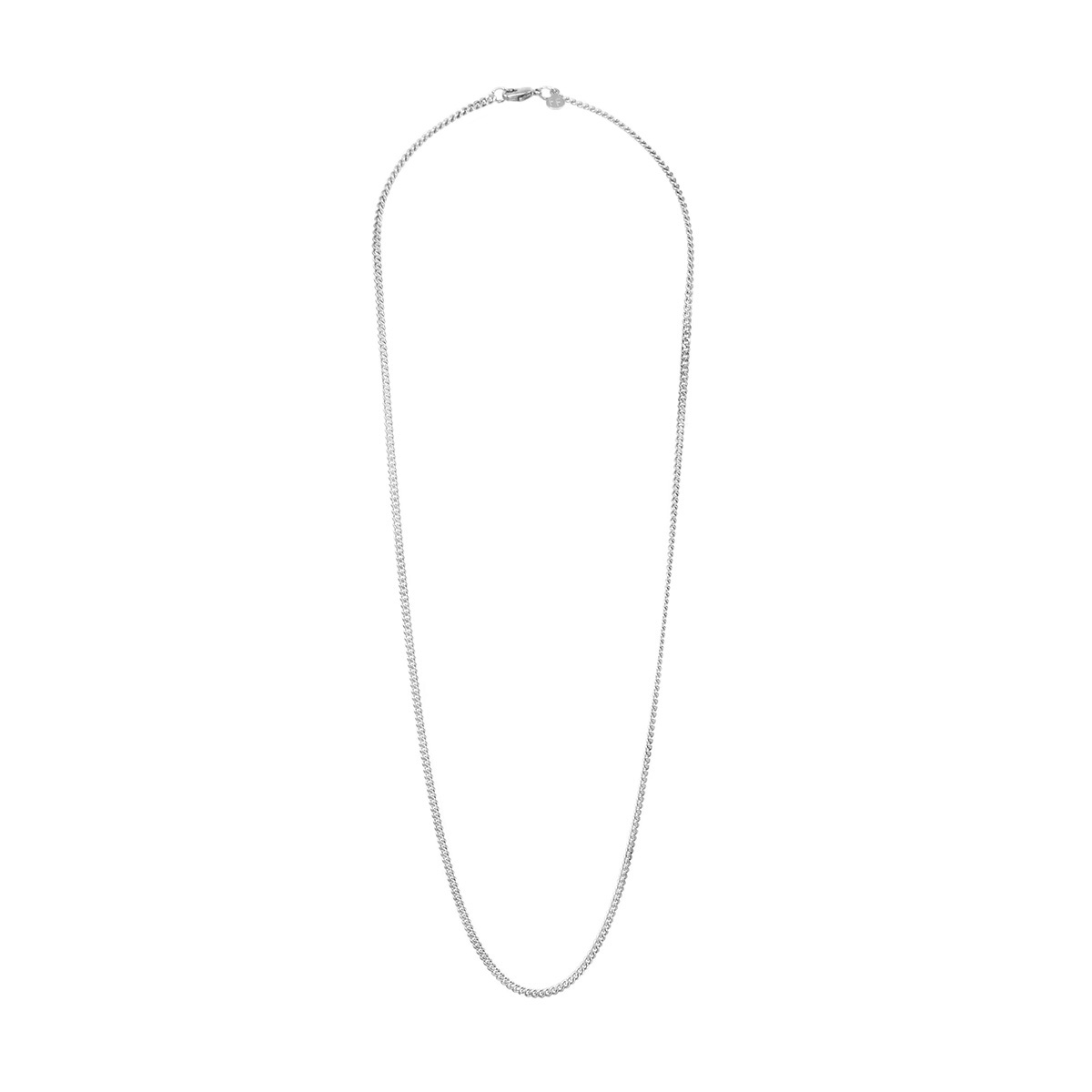 halskette-neo-si Feine flache Kette – Silber