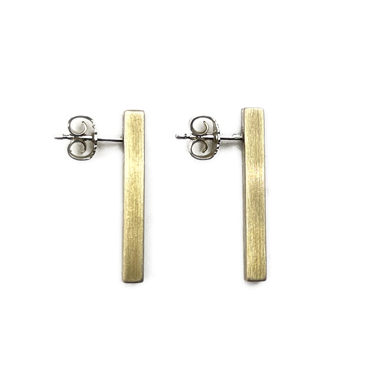 ohrringe-stab-messing-n Ohrstecker Stab – Messing