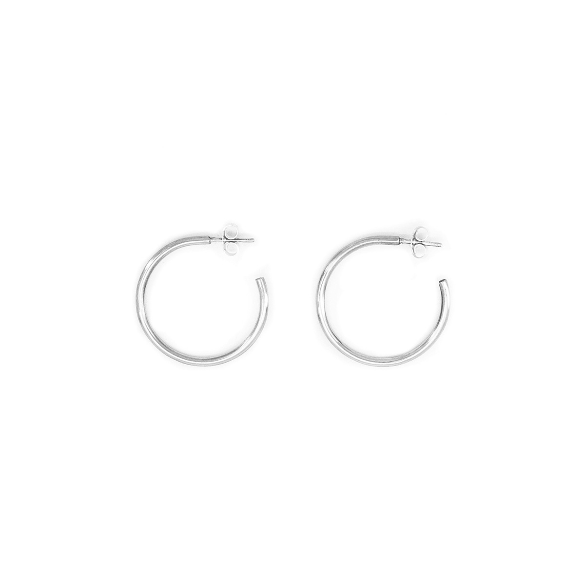 Ohrringe-Sam-Messing-M-Silber